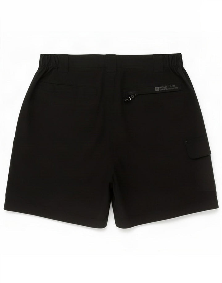 Mountain Warehouse Womens Cargo Shorts UK 10 Small W27 Schwarz Polyester