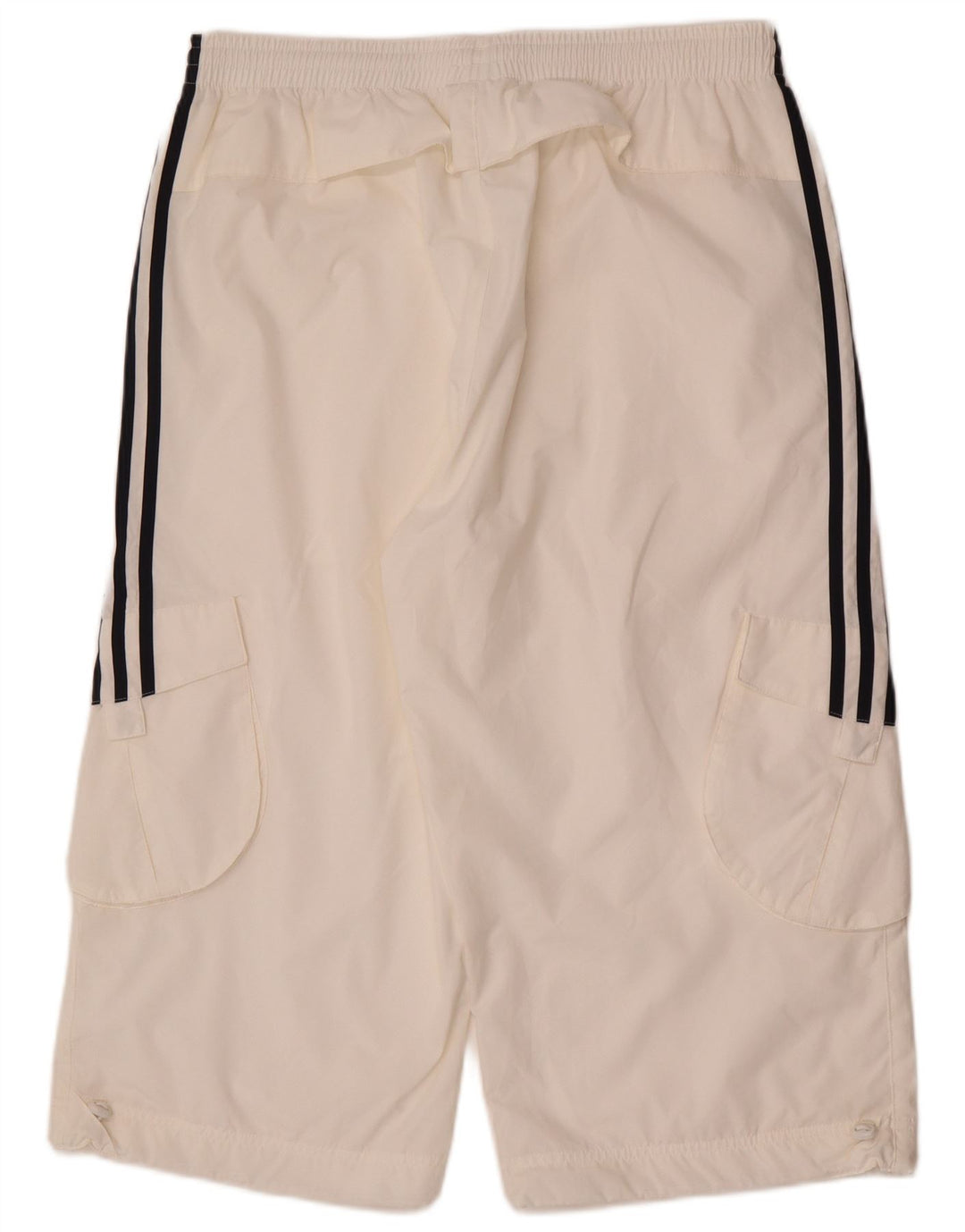 Adidas Herren Capri Cargo-Trainingshose, groß, weißes Polyester