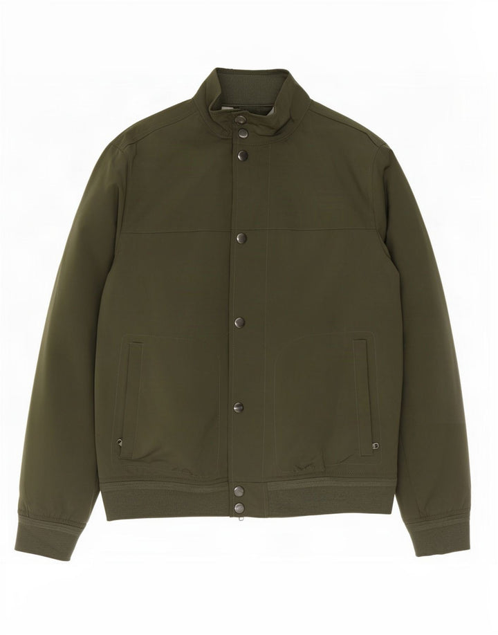 Marks & Spencer Herren Bomberjacke UK 38 Medium Khaki Polyester