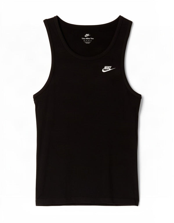 Nike Damen Weste Top UK 6 XS Schwarz Baumwolle