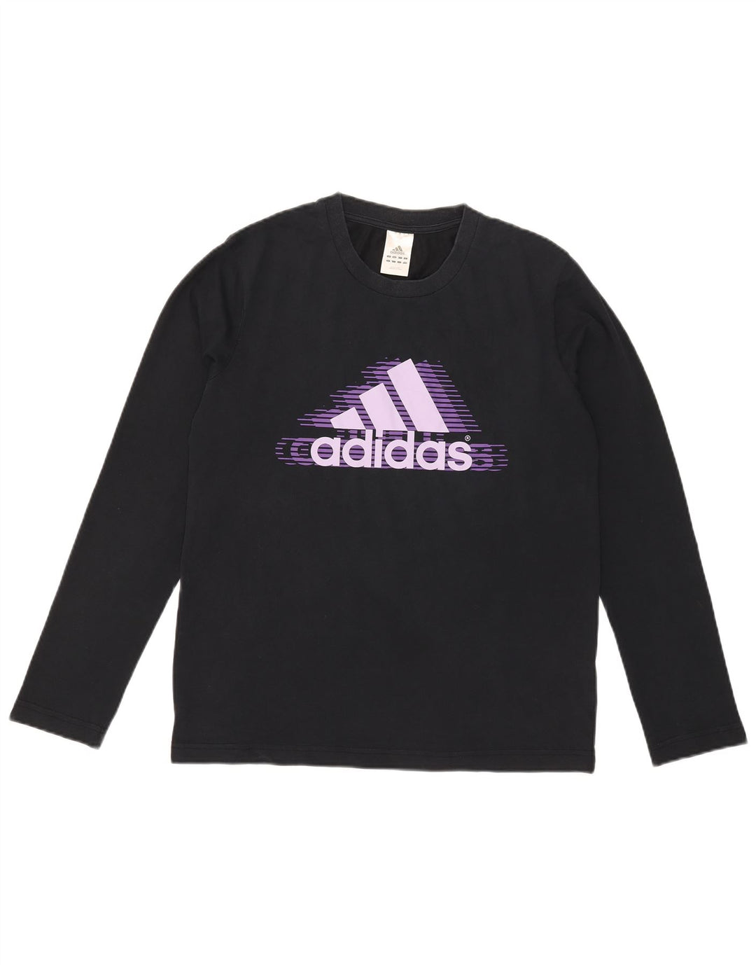 Adidas Herren Graphic Top Langarm Medium Marineblau