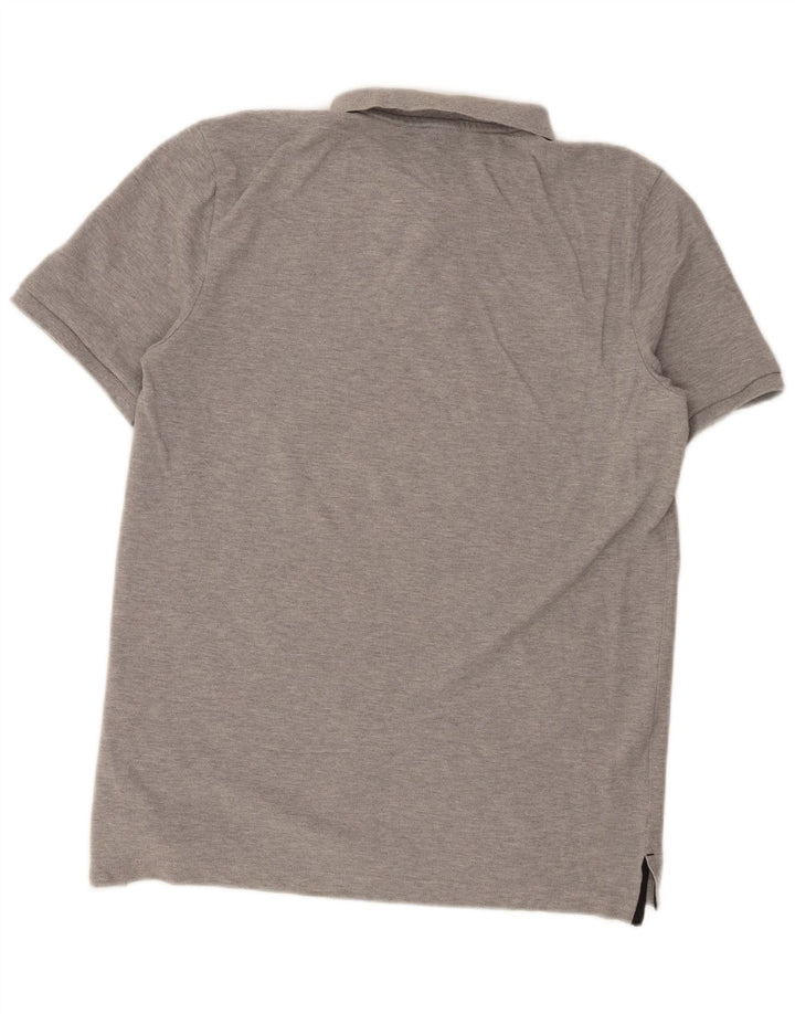 Nike Herren-Poloshirt aus mittelgrauer Baumwolle