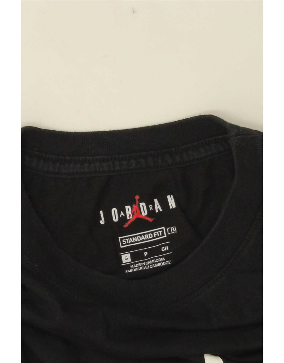 Jordan Herren-T-Shirt mit Standard-Passform und Grafik, Größe S, Schwarz