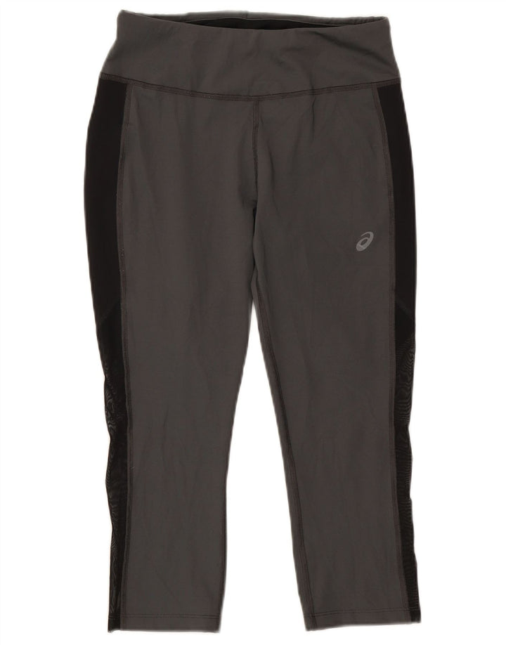 Asics Capri-Leggings für Damen, UK 12, mittelgrau, Farbblock