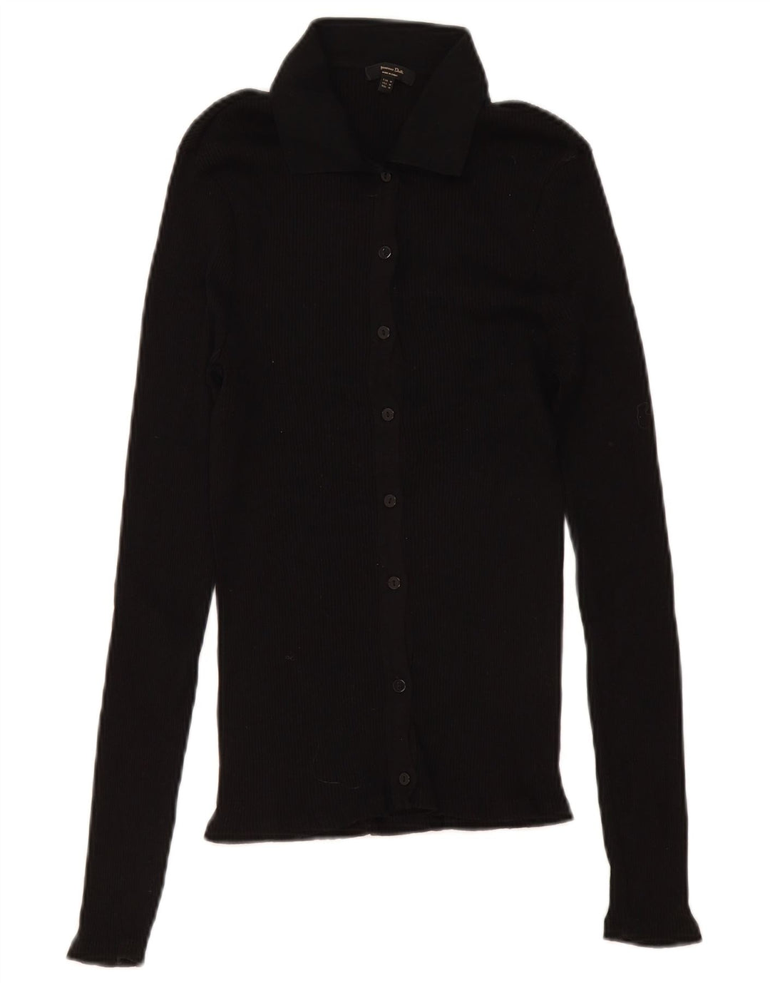 Massimo Dutti Damen Strickjacke Top UK 12 Medium Schwarz