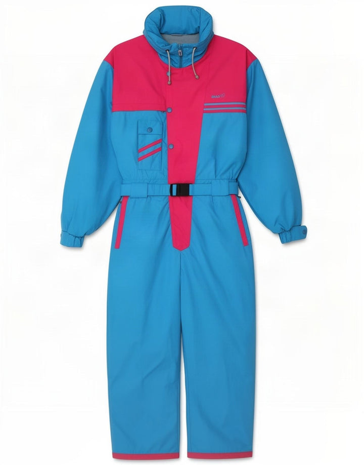 Bailo Damen-Skioverall IT 52 2XL Blaues Farbblock-Polyester