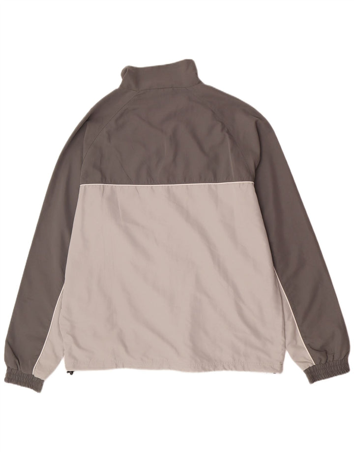 Kappa Herren-Trainingsanzug-Oberteil, Jacke, XL, Grau, Colourblock-Polyester