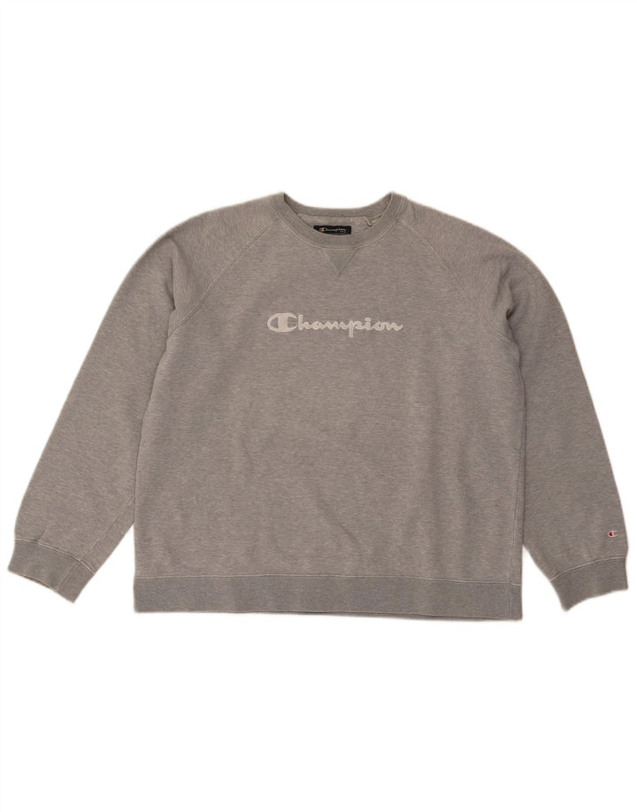 Champion Damen Grafik-Sweatshirt-Pullover UK 18 XL Grau