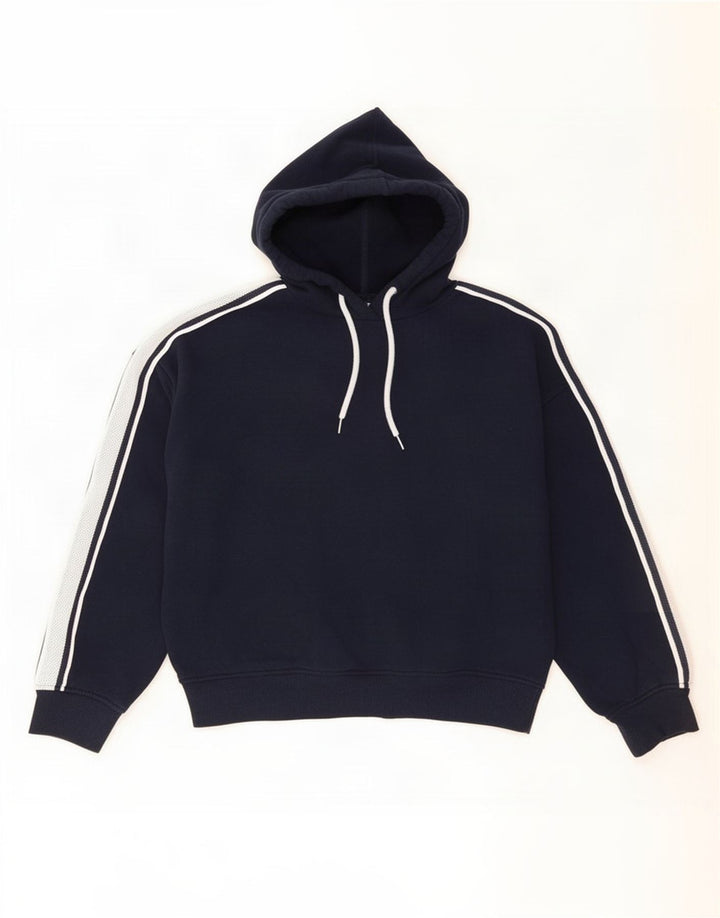 Marks & Spencer Damen-Pullover mit übergroßem Kapuzenpullover, Gr. 14, mittleres Marineblau