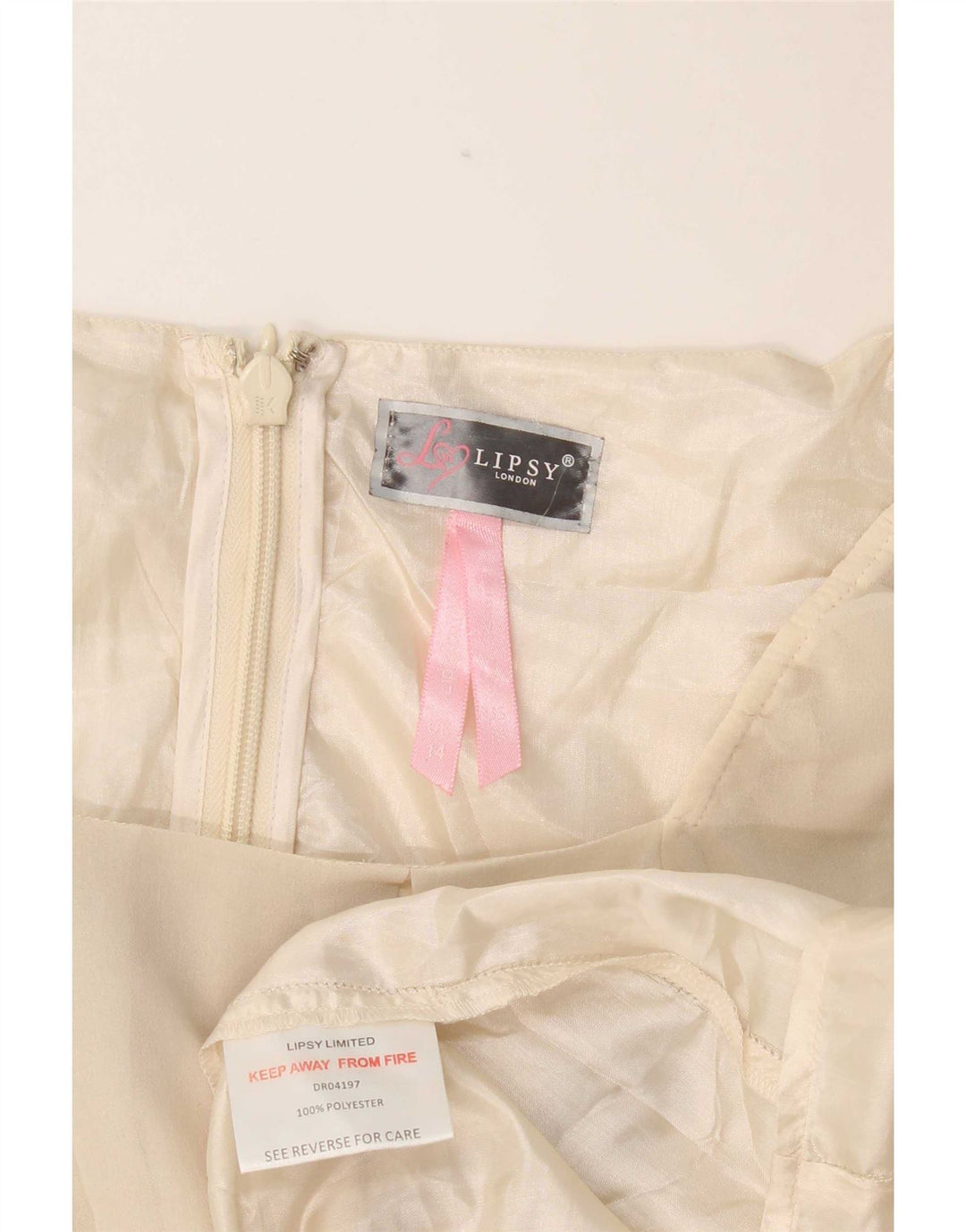 Lipsy Damen-Etuikleid mit 3/4-Ärmeln, UK-Größe 44, mittelgrau, aus Polyester