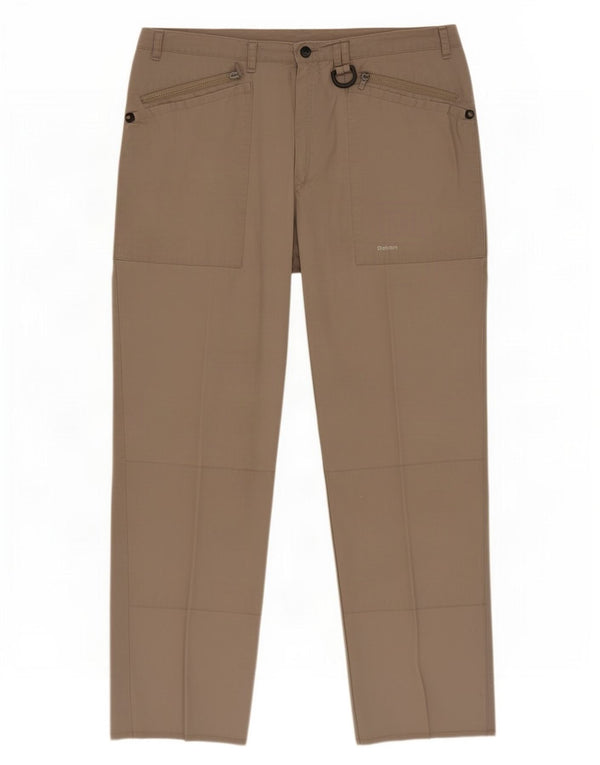 Rohan Herren-Freizeithose, gerade, W38, L27, Beige, Polyester