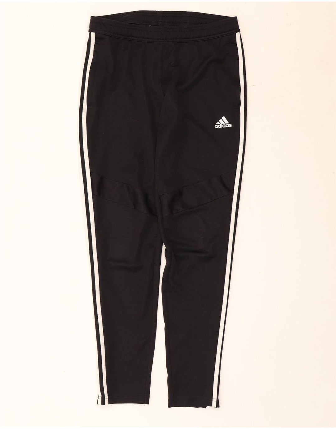 Adidas Damen Aeroready Trainingshose UK 12/14 Mittelschwarzes Polyester