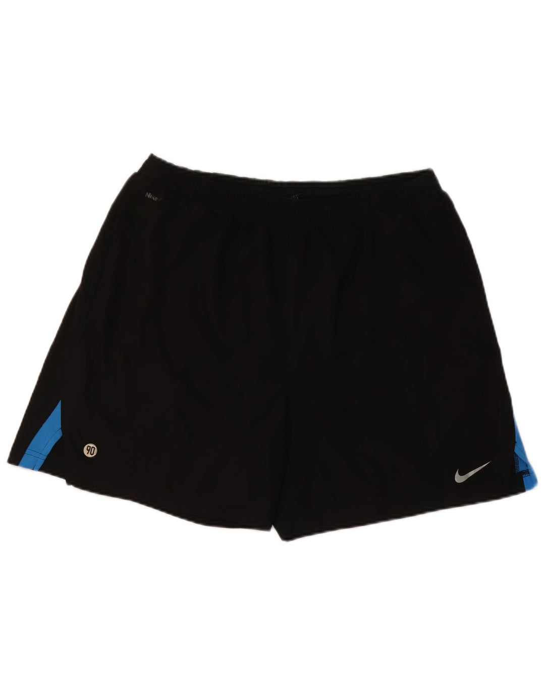 Nike Herren-Sportshorts, mittelgroß, schwarzes Farbblock-Polyester