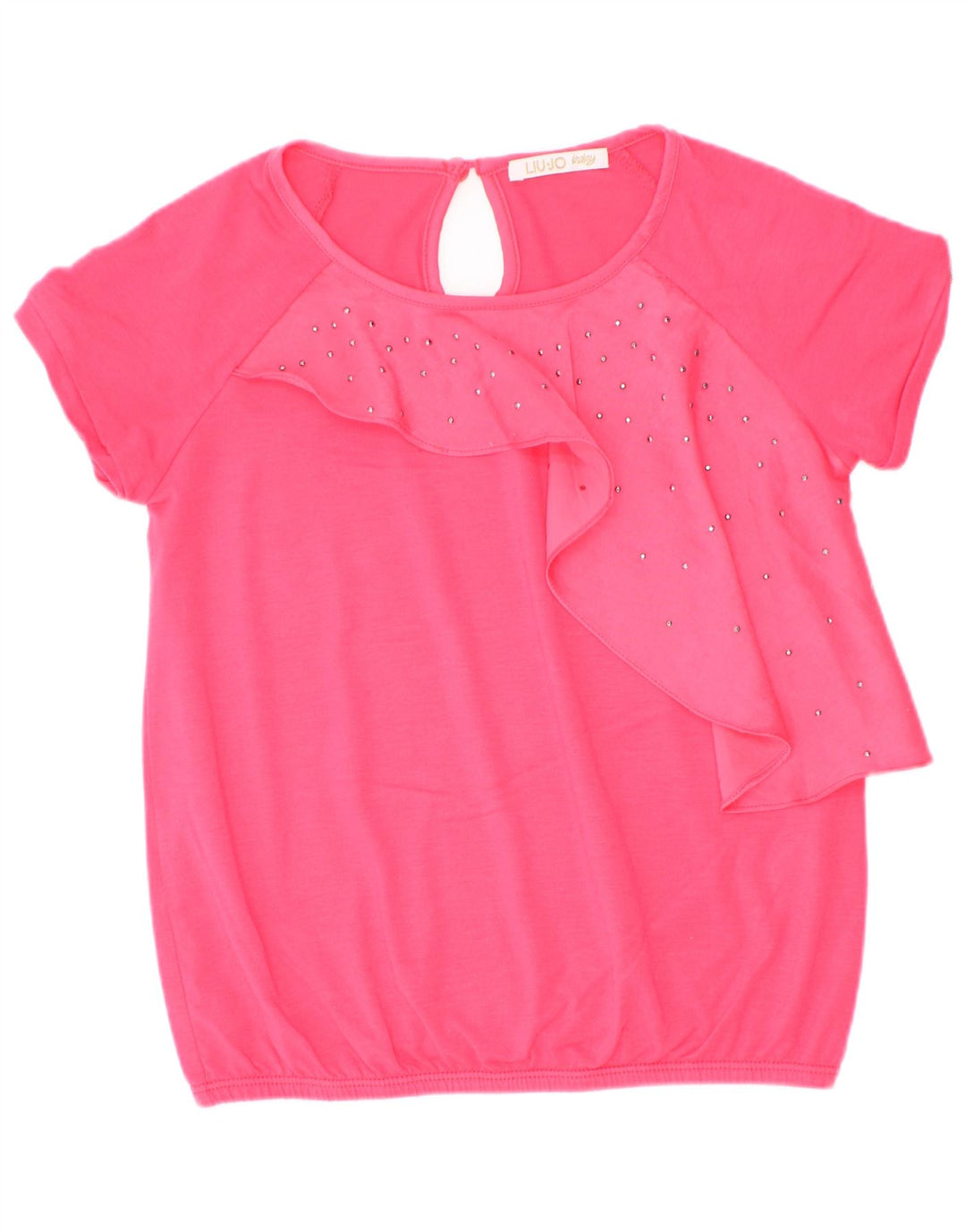 Liu Jo Mädchen-Blusenoberteil, 4–5 Jahre, rosa, Polyester