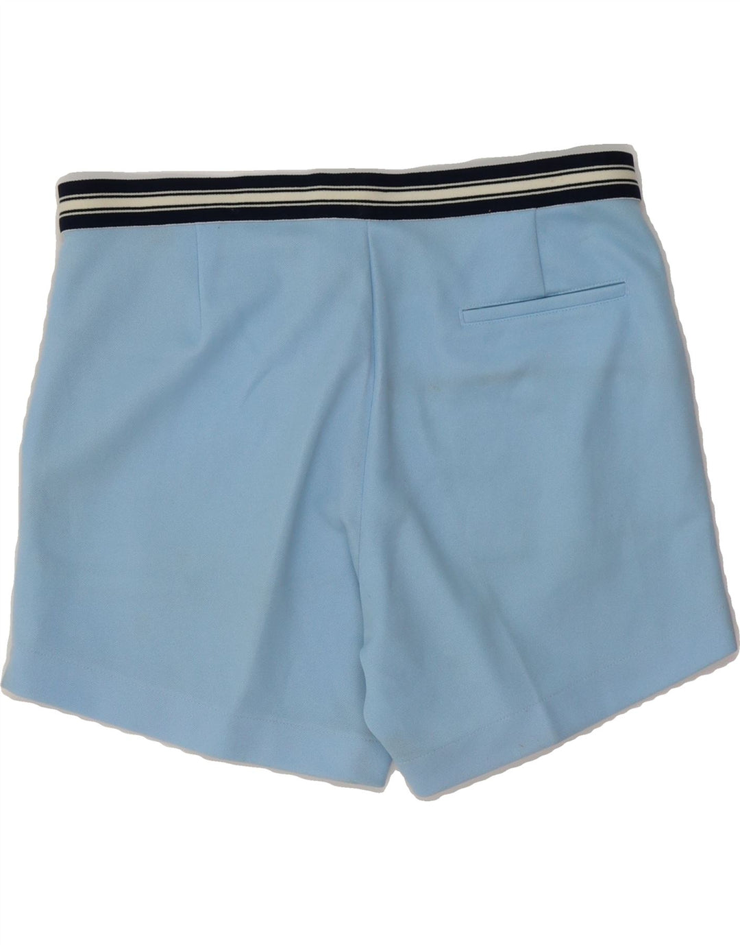 PIERRE LAMOUR Womens Chino Shorts W32 Medium Blue Colourblock Cotton Vintage Pierre Lamour and Second-Hand Pierre Lamour from Messina Hembry 