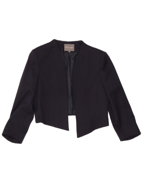 Phase Eight Offene Bolero-Jacke für Damen mit 3/4-Ärmeln, Größe 40, Marineblau