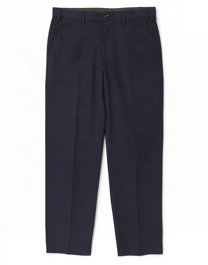 Marks & Spencer Herren-Anzughose in normaler Passform, W34, L31, Marineblau, Polyester