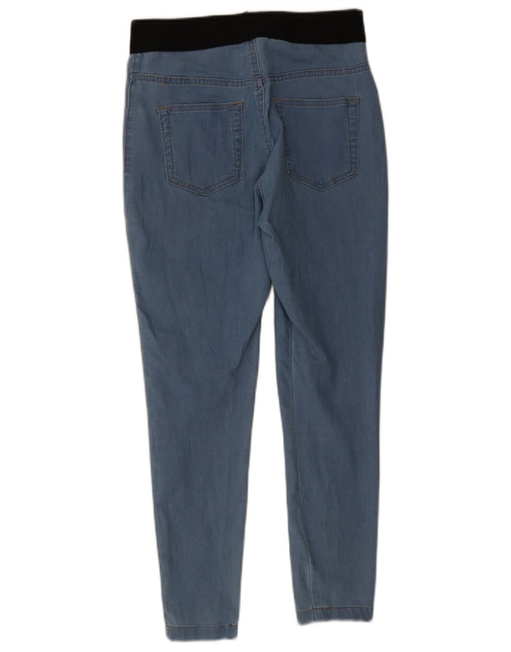 Marks & Spencer Damen Jegging-Jeans UK 12 Medium W30 L26 Blauer Farbblock