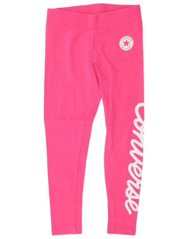 Converse Chuck Taylor Grafik-Leggings für Mädchen, 10–11 Jahre, mittelrosa, Baumwolle