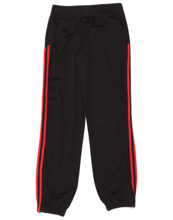 Adidas Jungen-Trainingshose, Jogginghose, 13–14 Jahre, schwarzes Polyester