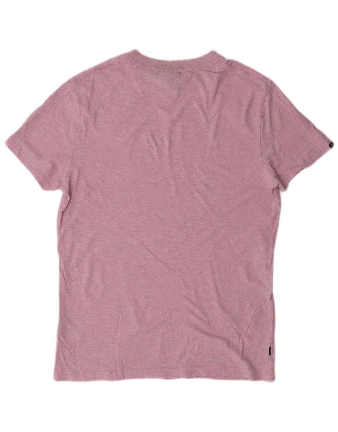 SUPERDRY Herren T-Shirt-Oberteil aus mittelrosa Baumwolle