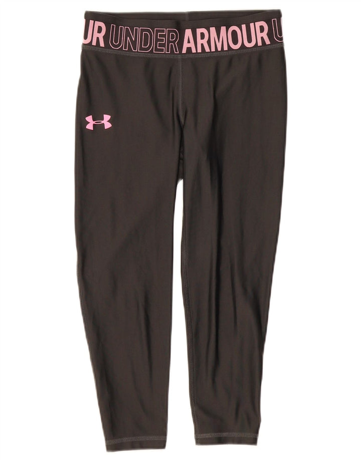 UNDER ARMOUR Damen Graphic Leggings UK 8 Small Grau