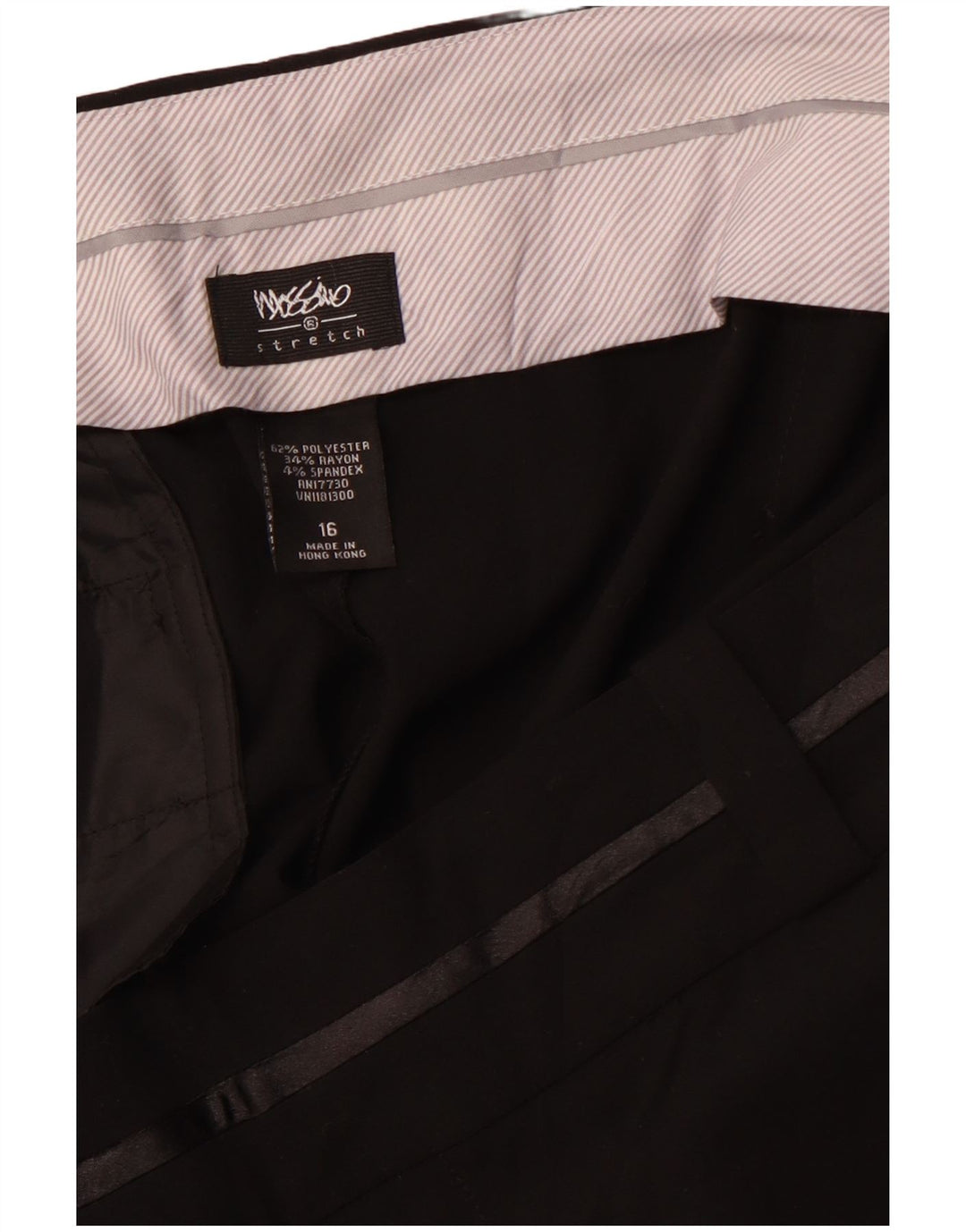 MOSSIMO Damen Bootcut-Anzughose mit hoher Taille, US 16, 2XL, W38, L32, Schwarz