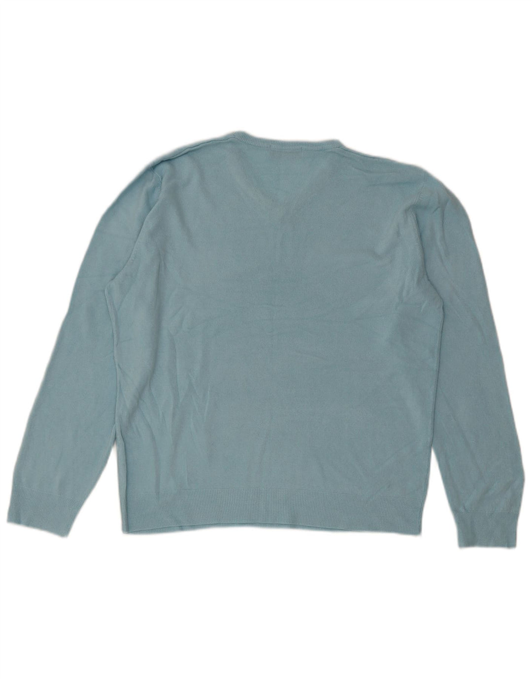 Marks & Spencer Herren-Pullover „Harbor“ mit V-Ausschnitt, groß, Acryl, Blau