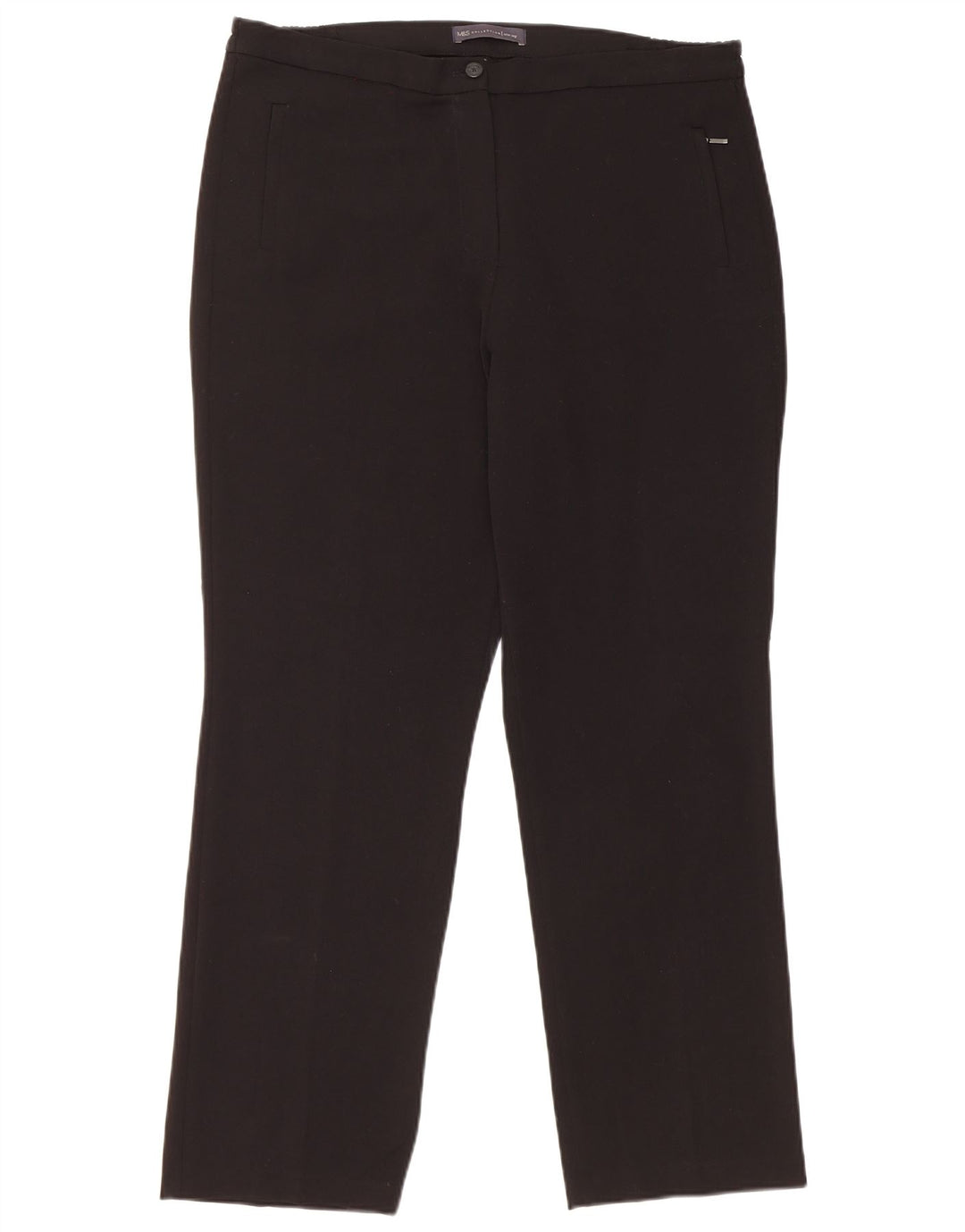 Marks & Spencer Damen Slim Freizeithose W36 L28 Schwarz