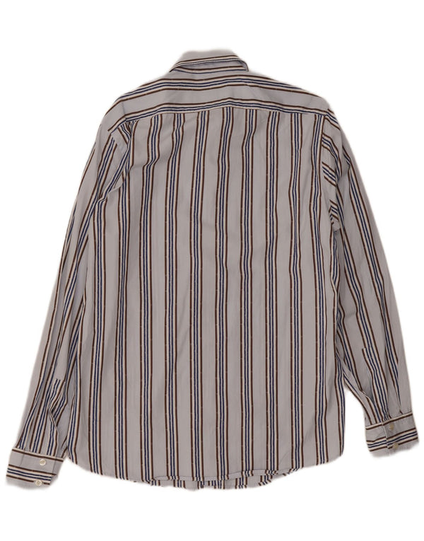 Hugo Boss Herrenhemd Mittelblau gestreift
