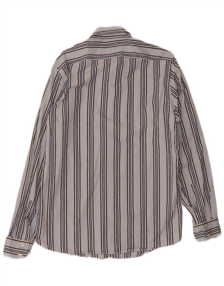 Hugo Boss Herrenhemd Mittelblau gestreift