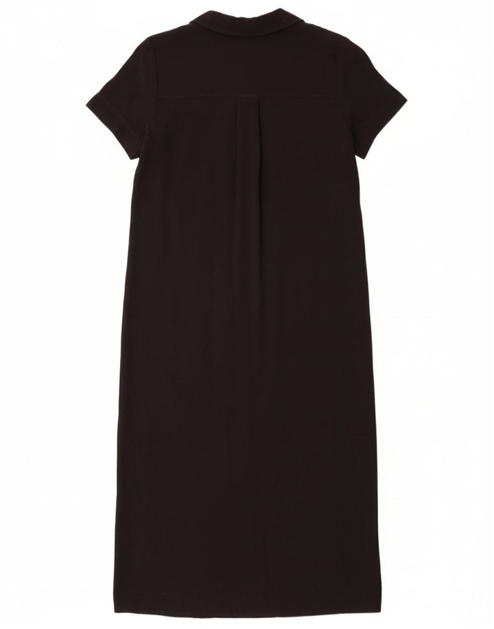 WHISTLES Womens Maxi Dress UK 12 Medium  Black Viscose