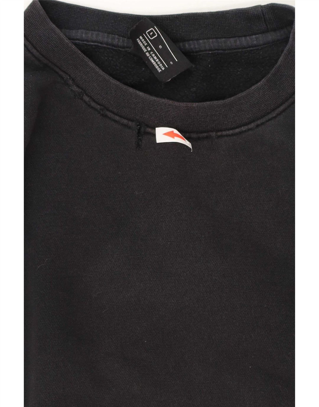 Nike Herren-Sweatshirt-Pullover, groß, schwarze Baumwolle