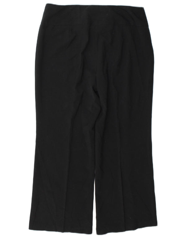 Marks & Spencer Damen Kurze Freizeithose UK 14 Large W34 L28 Schwarz