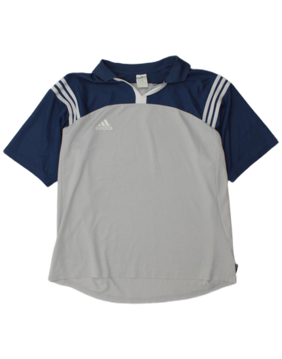 Adidas Herren Climalite Poloshirt XL Marineblau Colourblock Polyester