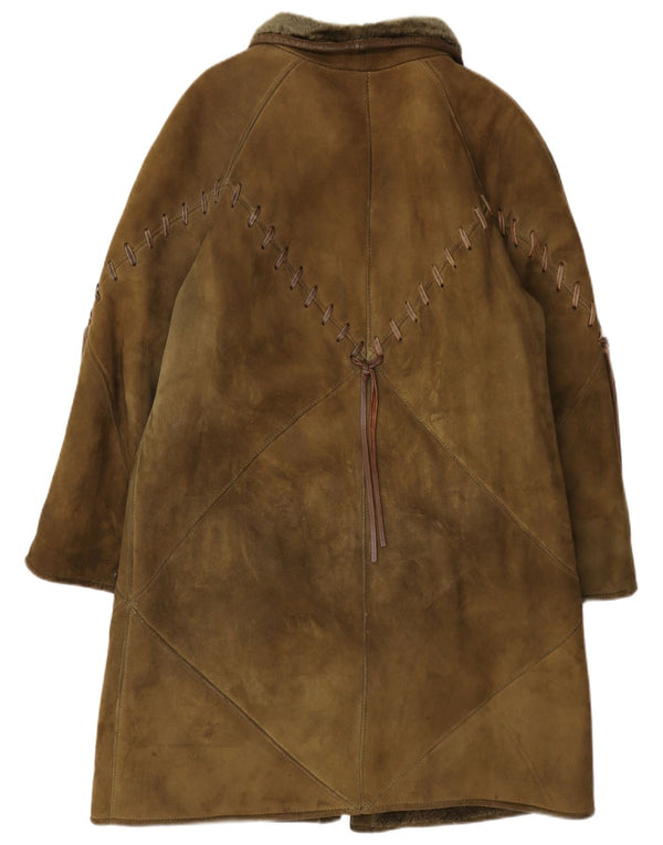 Igi & Damen Lammfellmantel IT 42 Medium Khaki