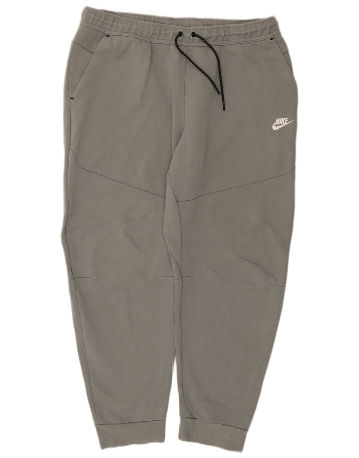 Nike Herren-Trainingshose, Jogginghose, Größe 2XL, graue Baumwolle