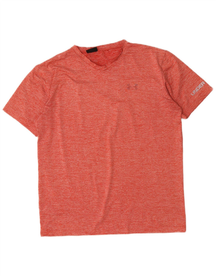 Under Armour Herren T-Shirt Top Large Rot meliert