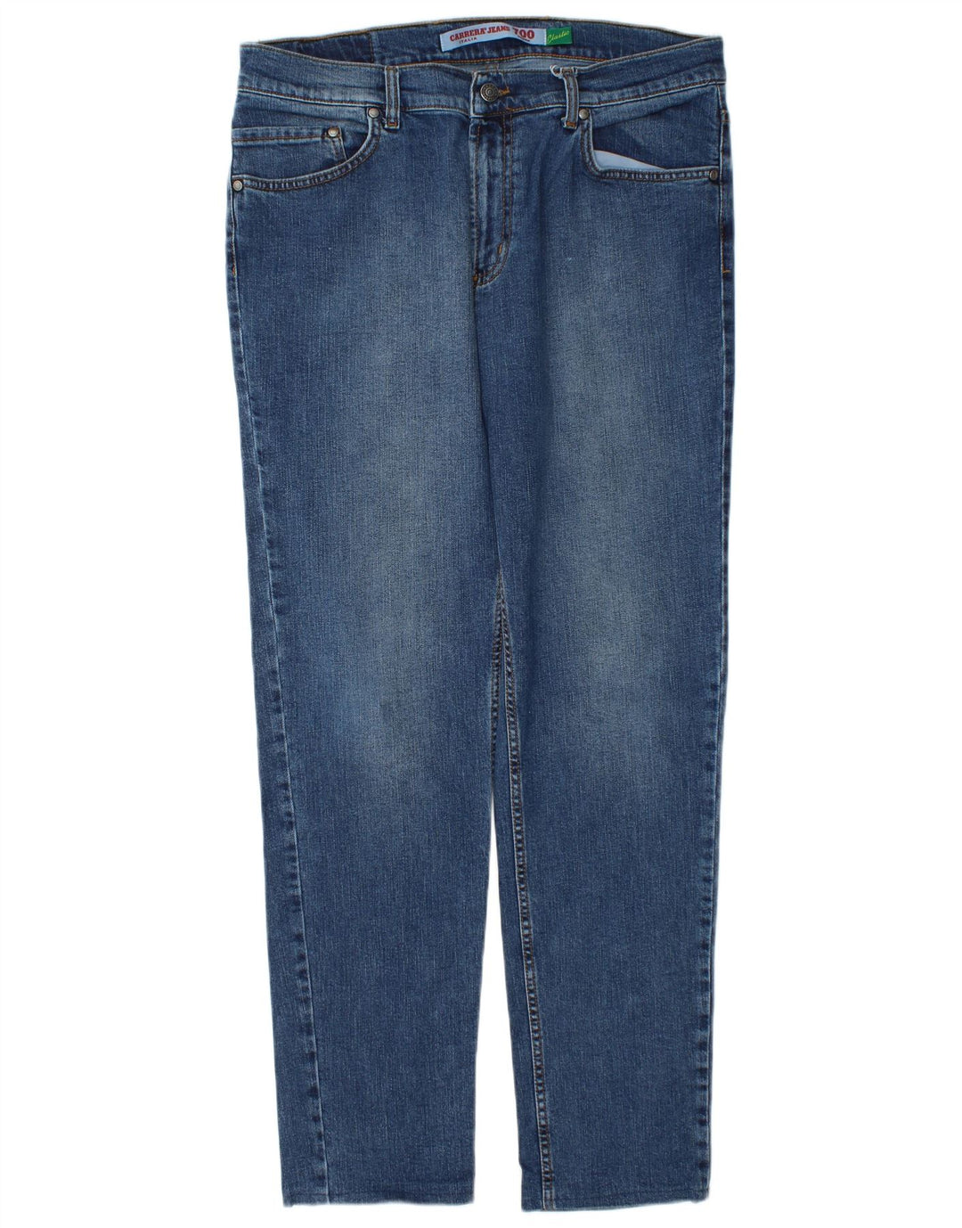 Carrera Herren Regular Fit Slim Jeans W36 L30 Blaue Baumwolle