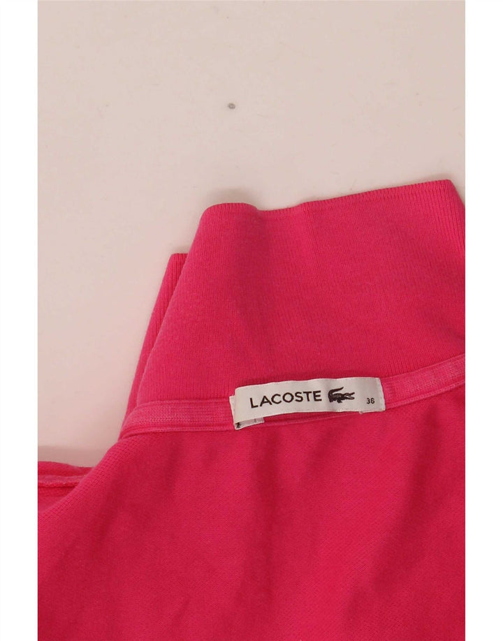 Lacoste Damen Poloshirt Größe 36 Small Pink