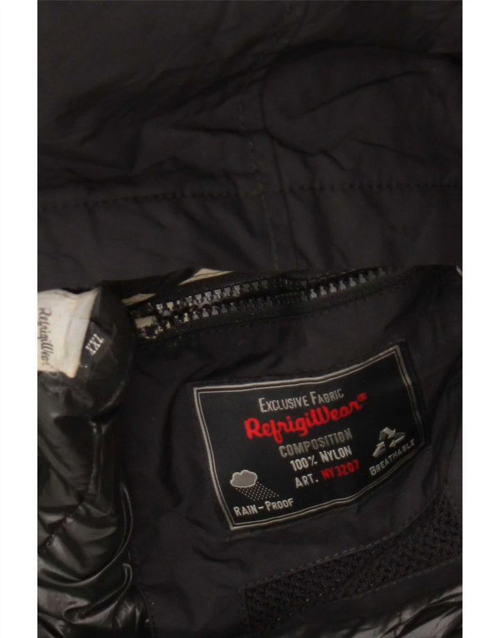 Refrigiwear Herren-Windbreakerjacke mit regulärer Passform, UK 44 2XL, schwarzes Nylon
