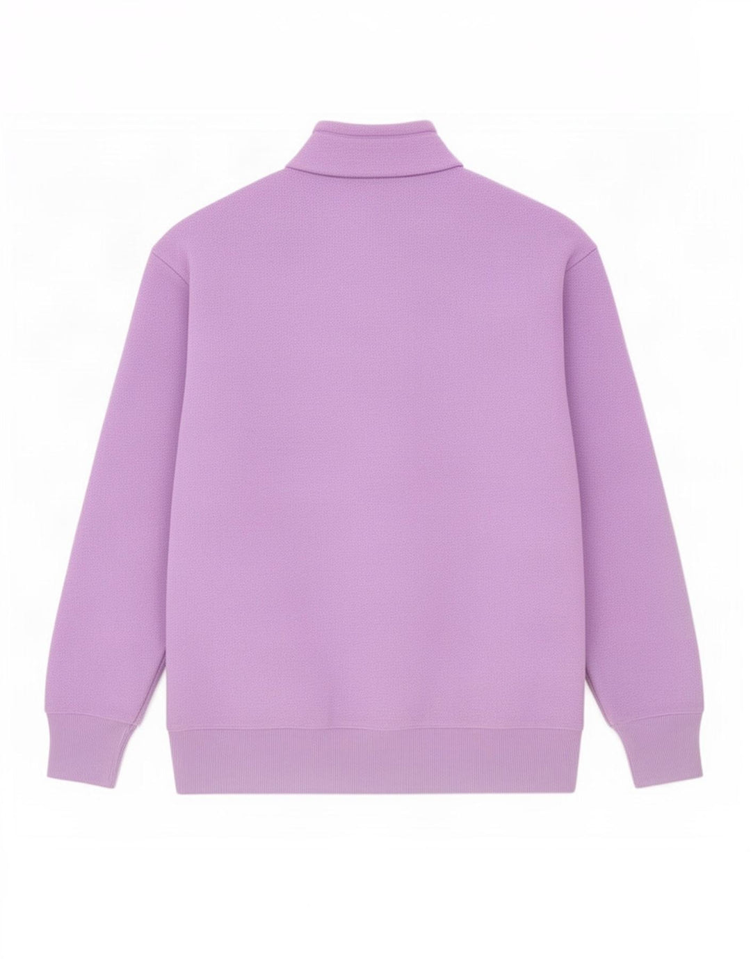 Champion Herren-Fleecepullover mit Reißverschluss am Hals, mittelviolettes Polyester