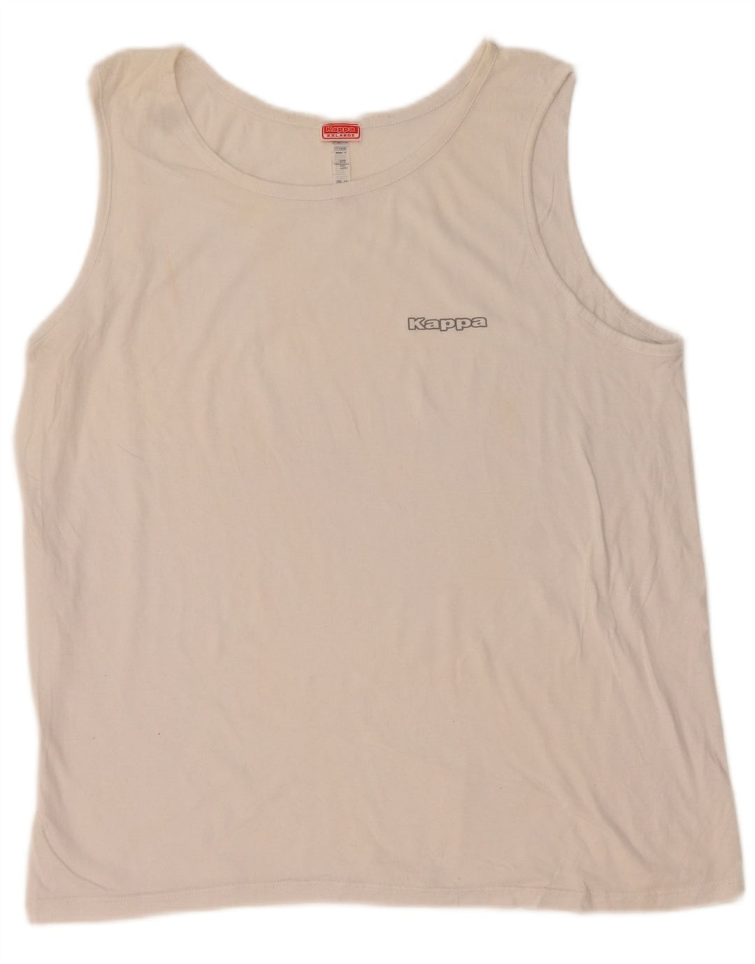 Kappa Herren Weste Top 2XL Weiße Baumwolle