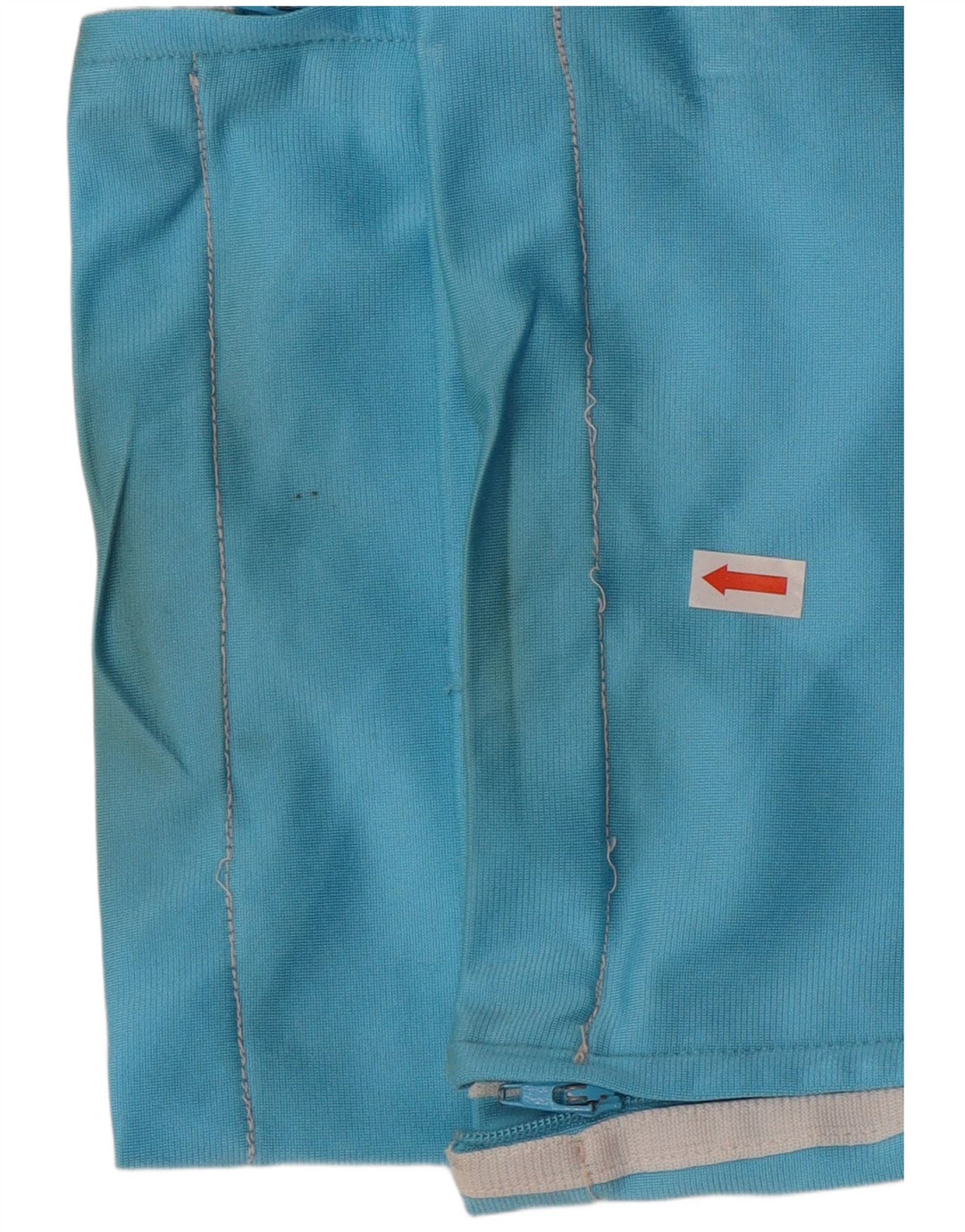 Adidas Damen Trainingshose EU 38 Mittelblaues Polyester