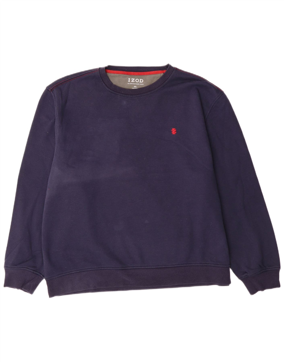 Izod Herren Sweatshirt Pullover 2XL Marineblau Polyester
