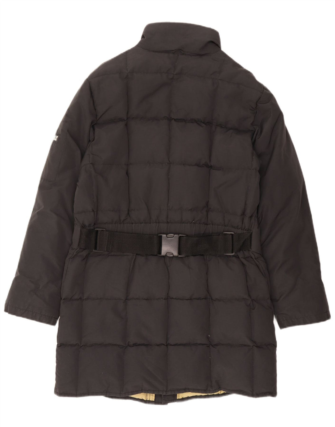 Woolrich Herren gepolsterter Mantel UK 38 Mittelschwarzes Nylon