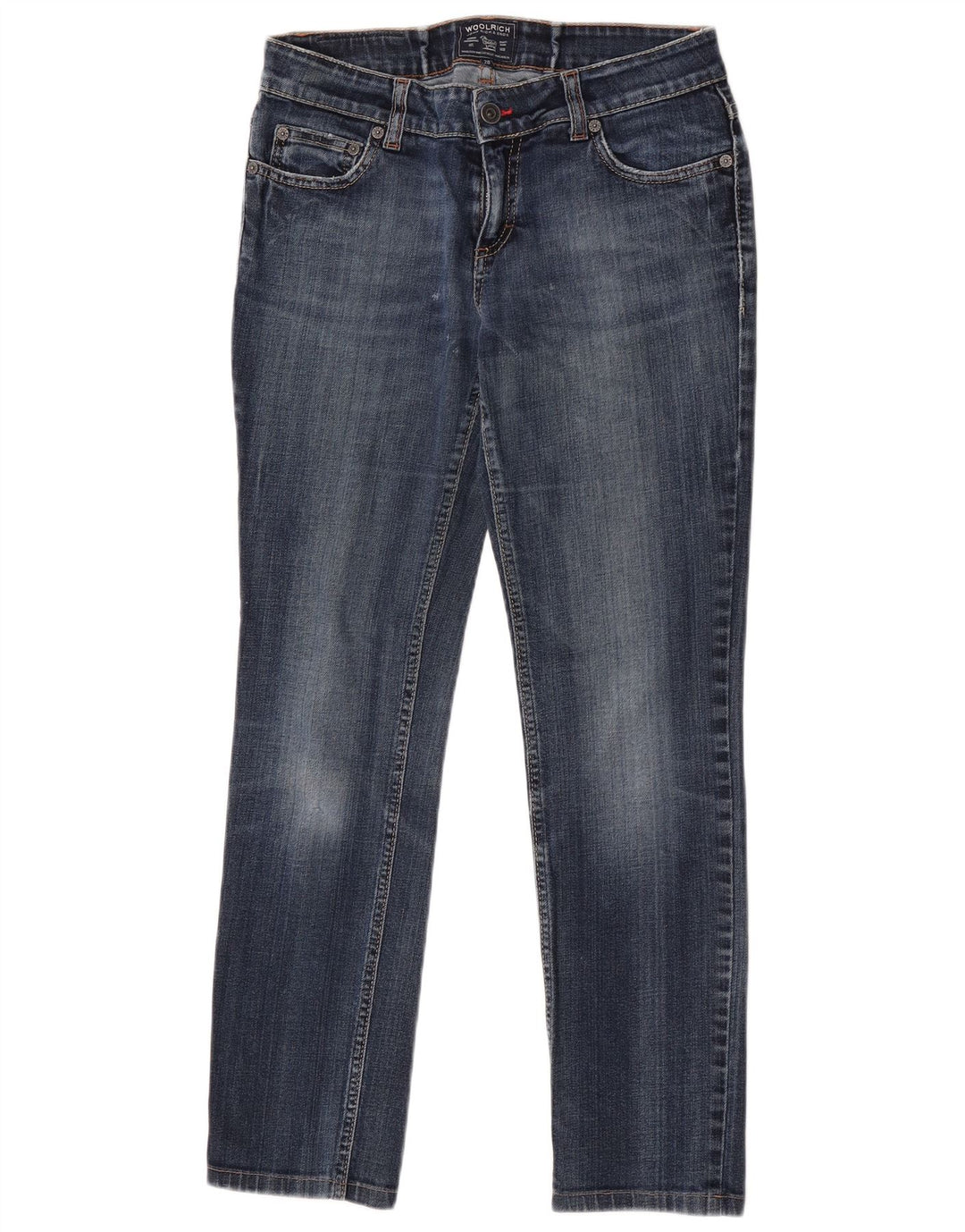 Woolrich Damen Slim Jeans W28 L28 Blau