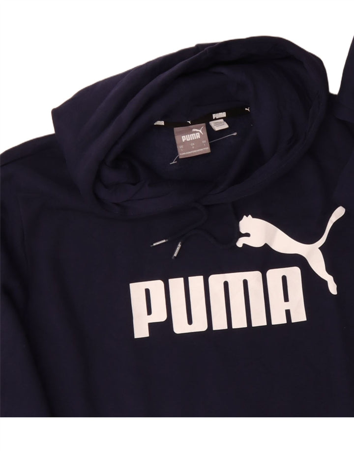 PUMA Herren Graphic Hoodie Pullover Large Marineblau