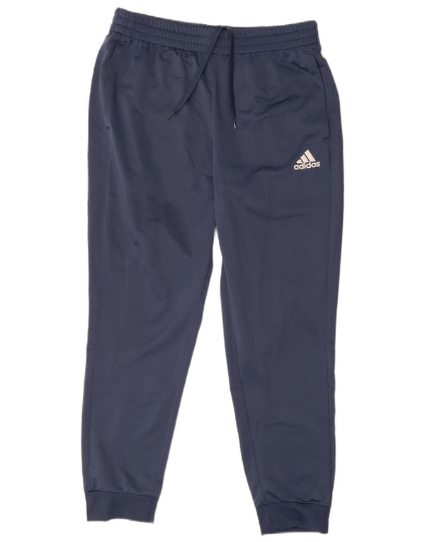 Adidas Herren Trainingshose Jogger UK 44/46 Large Marineblau Polyester