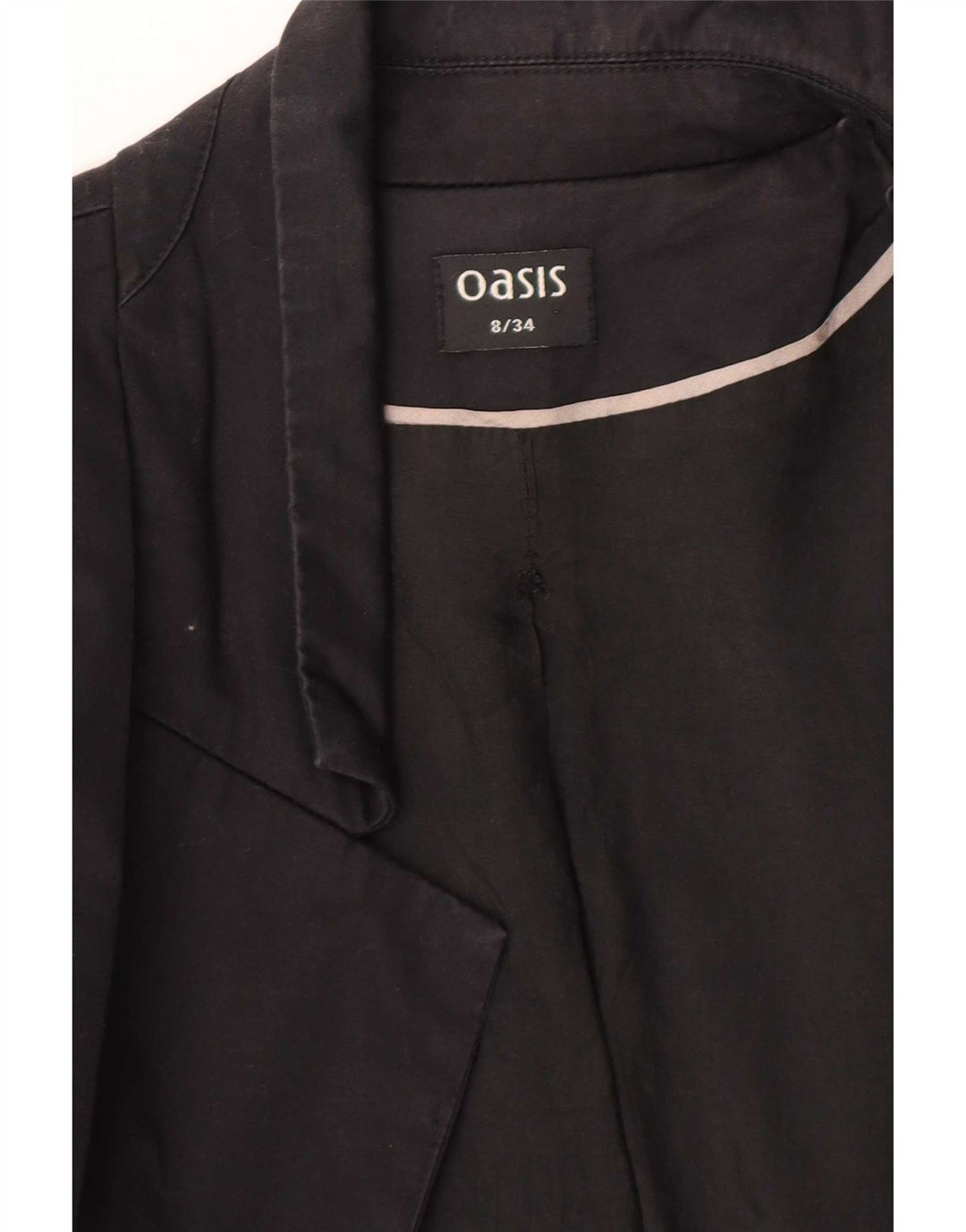 Oasis Damen-Blazer mit 1 Knopf, Gr. 8, Schwarz